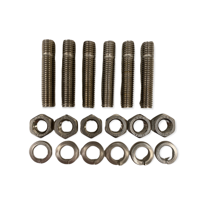 STUD KIT FOR 6 HOLE FLANGE INCLUDING STUDS, NUTS & WASHERS