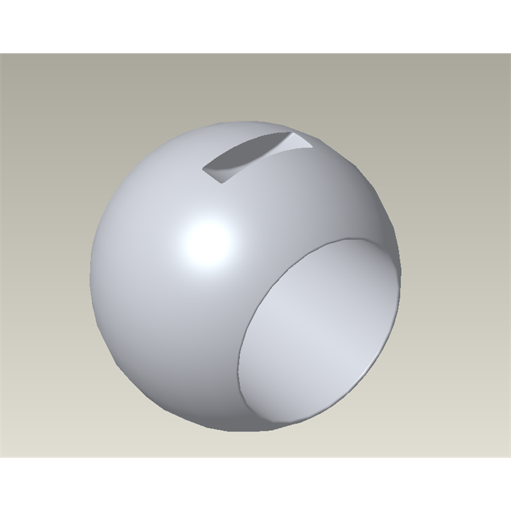 SOLID BALL PLUG FOR 3" BALL VALVE