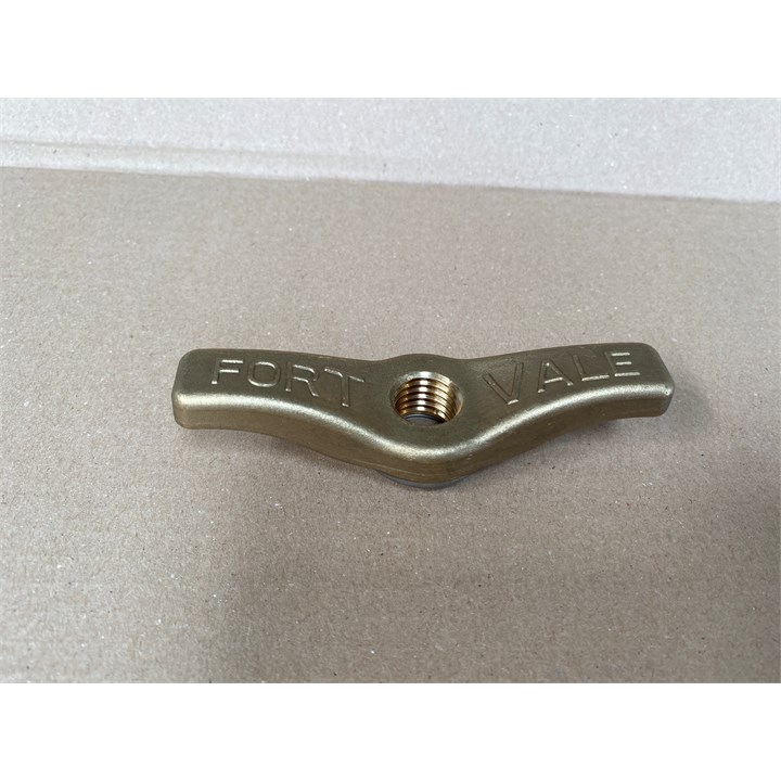 3/4" BSW LOW PROFILE HANDNUT IN NAVAL BRASS