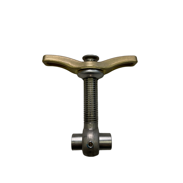 3/4" WHITWORTH SWINGBOLT ASSEMBLY - 19MM EYE - LENGTH 102MM - BRASS WINGNUT