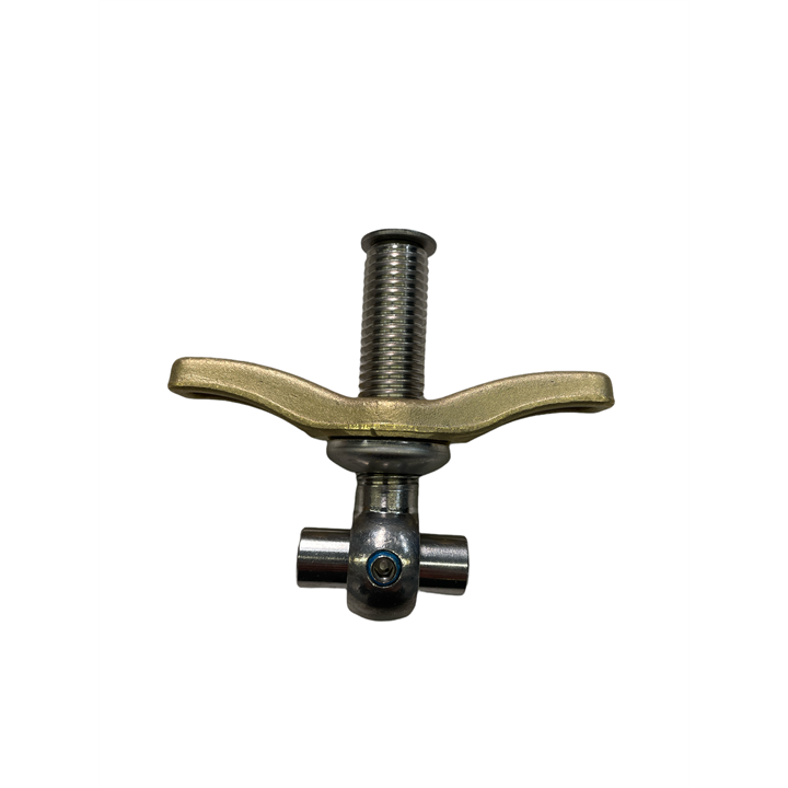 3/4" WHITWORTH SWINGBOLT ASSEMBLY - 16MM EYE - LENGTH 91MM - BRASS WINGNUT