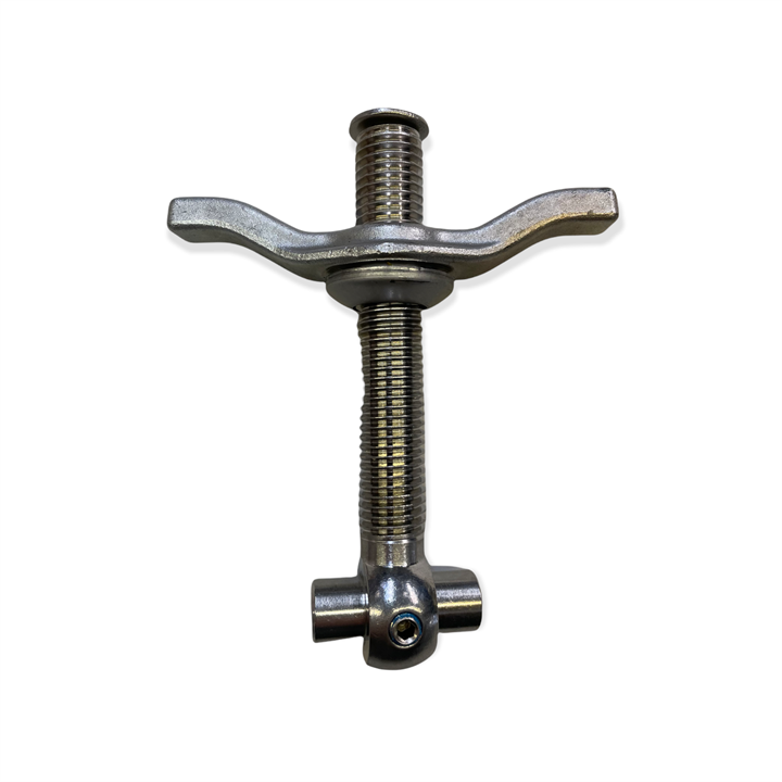 3/4" WHITWORTH SWINGBOLT ASSEMBLY - 16MM EYE - LENGTH 127MM - STAINLESS WINGNUT
