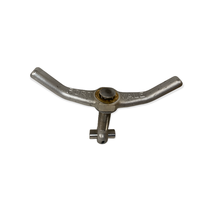 3/4" WHITWORTH SWINGBOLT ASSEMBLY - 16MM EYE - LENGTH 95MM - EXTENDED WINGNUT - BRASS INSERT
