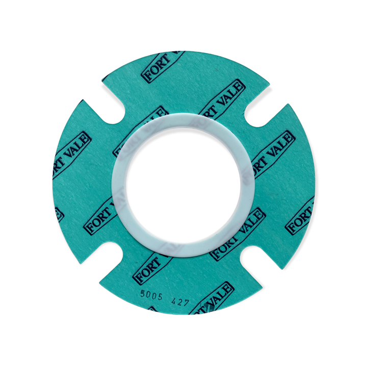 CAF/PTFE OUTLET GASKET FOR 3" FLANGED BUTTERFLY VALVE - SLOTTED