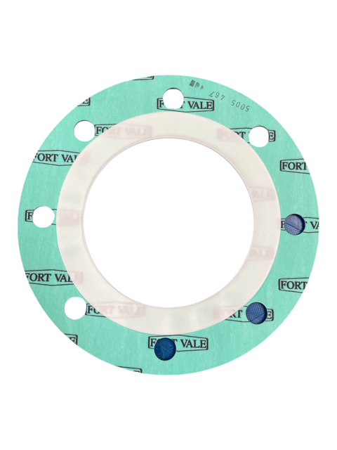 CAF/PTFE ENVELOPE GASKET FOR 4" FOOTVALVE - INLET 8 HOLES