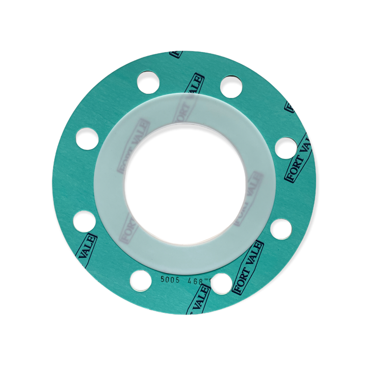CAF/PTFE ENVELOPE GASKET FOR 4" BUTTERFLY VALVE - INLET 8 HOLES
