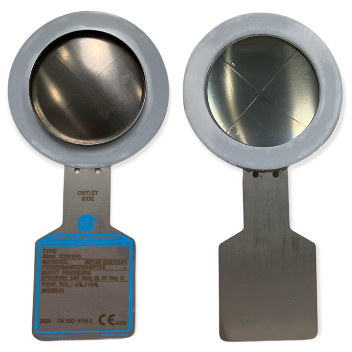 65MM ICON BURST DISC 3.67BAR @20 DEGREE CELSIUS