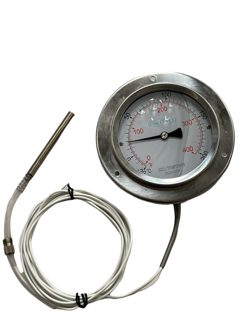 TEMPERATURE GAUGE -20/200 DEGREE CELSIUS - BOTTOM CONNECTION