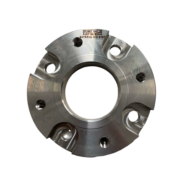 ADAPTOR FLANGE FOR BUTTERFLY VALVE ON TOP OUTLET