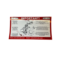 DECAL FOR CLEANFLOW-BUTTERFLY VALVE COMBINATION